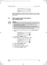 Preview for 59 page of Waeco AirConServiceCenter BMW5500G RPA Operating Manual