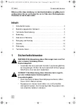 Предварительный просмотр 3 страницы Waeco Airton Service ST-8810 Operating Manual