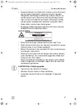 Предварительный просмотр 4 страницы Waeco Airton Service ST-8810 Operating Manual