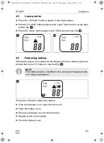 Предварительный просмотр 21 страницы Waeco Airton Service ST-8810 Operating Manual