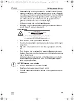 Предварительный просмотр 63 страницы Waeco Airton Service ST-8810 Operating Manual