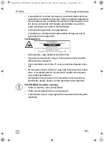 Предварительный просмотр 181 страницы Waeco Airton Service ST-8810 Operating Manual