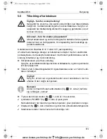 Preview for 91 page of Waeco Bordbar CDF-11 Instruction Manual