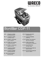 Preview for 1 page of Waeco Bordbar CDF-11 Operating Manual