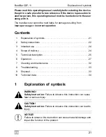 Preview for 21 page of Waeco Bordbar CDF-11 Operating Manual