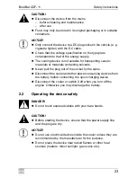 Preview for 23 page of Waeco Bordbar CDF-11 Operating Manual