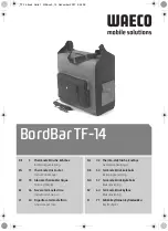 Waeco BordBar TF-14 Instruction Manual предпросмотр