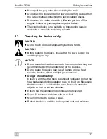 Preview for 17 page of Waeco BordBar TF08 Operating Manual