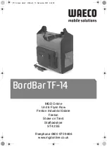 Предварительный просмотр 1 страницы Waeco BordBarTF-14 Manual