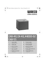 Waeco CA-40, 44000-02 Instruction Manual предпросмотр