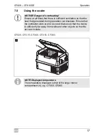 Предварительный просмотр 17 страницы Waeco CFX40 Instruction Manual