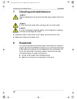 Предварительный просмотр 28 страницы Waeco CombiCool CAB-40 Operating Manual