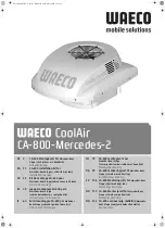 Waeco CoolAir CA-800-Mercedes-2 Installation Manual предпросмотр