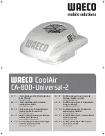 Waeco CoolAir CA-800-Universal-2 Installation Manual предпросмотр