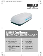 Предварительный просмотр 1 страницы Waeco CoolBreeze CB-1200-AC Operating Manual