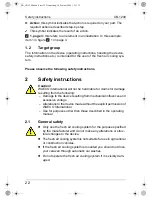 Предварительный просмотр 22 страницы Waeco CoolBreeze CB-1200-AC Operating Manual