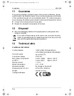 Предварительный просмотр 34 страницы Waeco CoolBreeze CB-1200-AC Operating Manual