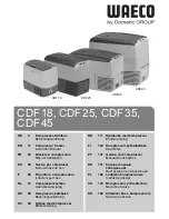 Waeco CoolFreeze CDF-25 Instruction Manual preview