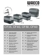 Предварительный просмотр 1 страницы Waeco Coolfreeze CF-35 Instruction Manual