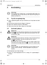 Preview for 71 page of Waeco CoolFun A5-15 Operating Manual