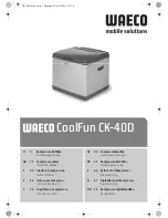 Waeco CoolFun CK40D Hybrid Instruction Manual предпросмотр