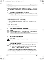 Preview for 23 page of Waeco CoolFun CK40D Hybrid Operating Manual