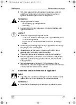 Preview for 72 page of Waeco CoolFun CK40D Hybrid Operating Manual