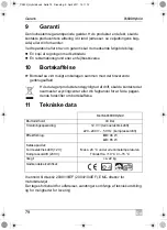 Preview for 79 page of Waeco CoolFun CK40D Hybrid Operating Manual