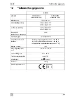 Preview for 77 page of Waeco CoolMatic CD30 Installation And Operating Manual