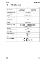 Preview for 101 page of Waeco CoolMatic CD30 Installation And Operating Manual