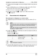 Preview for 58 page of Waeco CoolMatic CD50 Installation And Operating Manual