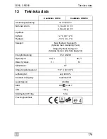 Preview for 179 page of Waeco CoolMatic CD50 Installation And Operating Manual