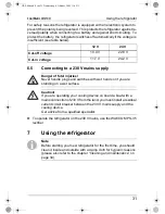 Preview for 31 page of Waeco CoolMatic CRP-40 Operating Manual