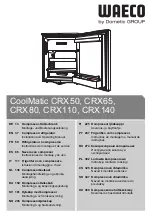 Waeco CoolMatic CRX110 Operating Manual preview