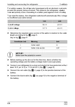 Preview for 21 page of Waeco CoolMatic CRX110 Operating Manual