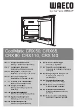 Waeco CoolMatic CRX50 Operating Manual preview