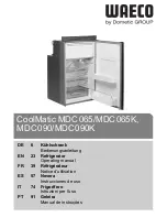 Предварительный просмотр 1 страницы Waeco CoolMatic DC090 Operating Manual