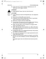 Preview for 13 page of Waeco CoolMatic HDC-150 Installation And Operating Manual