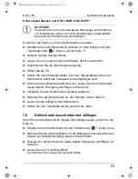 Preview for 23 page of Waeco CoolMatic HDC-150 Installation And Operating Manual