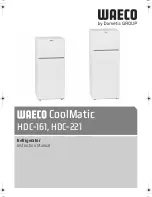 Waeco CoolMatic HDC-161 Instruction Manual preview