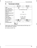 Preview for 19 page of Waeco coolmatic hdc-190 Instruction Manual