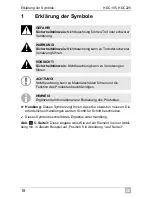 Preview for 18 page of Waeco CoolMatic HDC195 Installation And Operating Manualon And Operating Manualing Manual