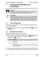 Preview for 24 page of Waeco CoolMatic HDC195 Installation And Operating Manualon And Operating Manualing Manual