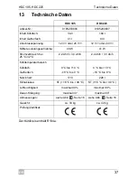 Preview for 37 page of Waeco CoolMatic HDC195 Installation And Operating Manualon And Operating Manualing Manual