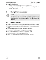 Preview for 46 page of Waeco CoolMatic HDC195 Installation And Operating Manualon And Operating Manualing Manual