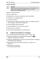 Preview for 93 page of Waeco CoolMatic HDC195 Installation And Operating Manualon And Operating Manualing Manual