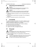 Preview for 33 page of Waeco CoolMatic MDC-90 Instruction Manual