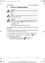 Preview for 73 page of Waeco CoolPower MPS50 Installation And Operating Manual