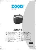 Waeco COOLY CX-25 Instruction Manual предпросмотр