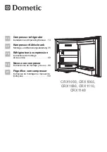 Preview for 1 page of Waeco CRX1050 Installation And Operating Manual